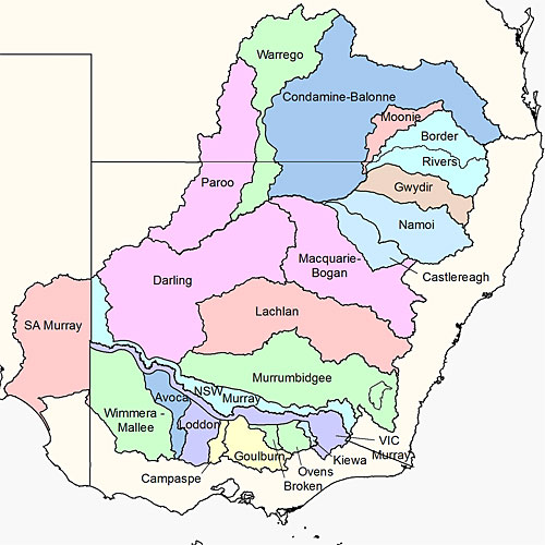Murray River Catchment Areas